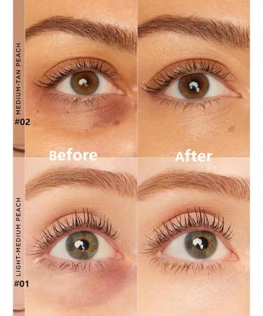 Colored Clay Under Eye Concealer Conceals & Brightens Dark Circles To Hide Dark Circles (Red 1) - Buy Online on GoSupps.com