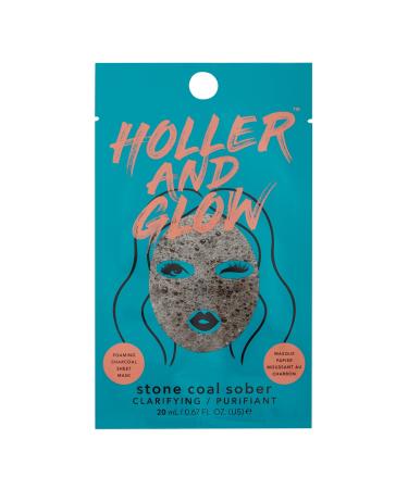 Holler and Glow Stone Coal Sober Clarifying Face Mask