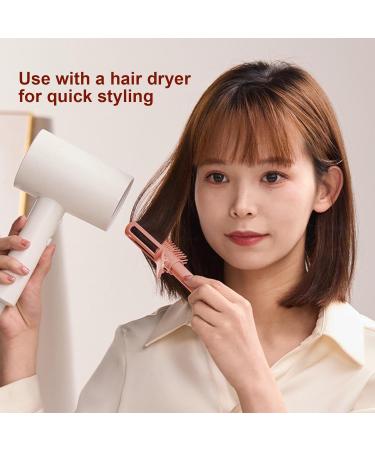 Nubamzy Hair Root Curler Styling Tool for Volumizing - 2-in-1 Curling Comb Curlers on Top of Head Grip Hair Root Volume Hair Styling Tools for Home Travel Pink - Buy Online on GoSupps.com