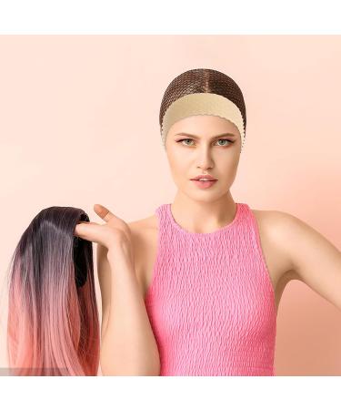AHQiZFX 3 Pieces Wig Grip Band Adjustable Wig Fix Headband Silicone Non Slip Wig Bands Elastic Wig Gripper Women Men Wig Bands Sweat-proof Hold Wig Cap Hairband for Keeping Wigs(beige+black+white) - Buy Online on GoSupps.com