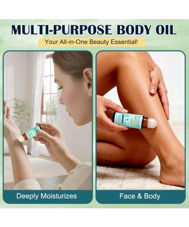 Frankincense and Castor Oil Roll On with Rose Quartz Delivers Silky Smooth Skin Feel Suitable for Face Neck Abdomen 50ML/1.7OZ(1 Pcs) - Buy Online on GoSupps.com