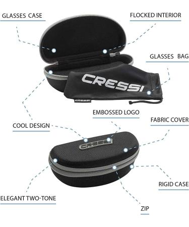 Cressi Unisex Blaze Polarised Sport Sunglasses - Hydrophobic Lenses in Aquamarine with Mirror Orange - International Shipping Available - Buy Online on GoSupps.com