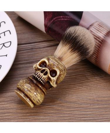 Luxury Skull Head Shaving Brush for Men | Premium Makeup Tool & Beard Gift - Buy Online on GoSupps.com