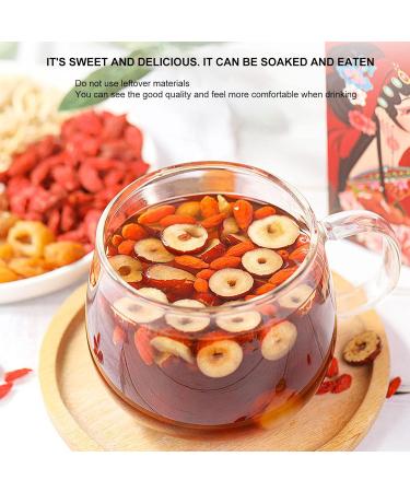 Black Sugar Ginger Jujube Tea Chinese Traditional Longan Wolfberry Healthy Tea Brown Sugar Ginger Red Dates Tea for Home Office Hotel - Buy Online on GoSupps.com