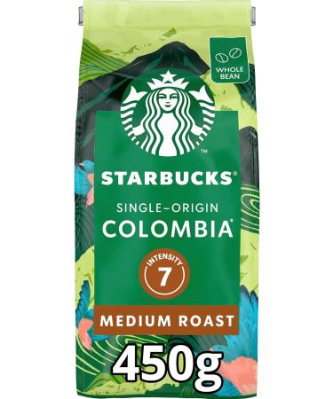 STARBUCKS Single-Origin Colombia Medium Roast Whole Bean Coffee 450g (Pack of 4) - Buy Online on GoSupps.com