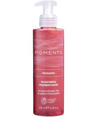 Pigmento, Neutralizing Mask for Colored Hair, Revitalizing Treatment with Shea Butter and Jojoba Oil, Cocoa Brown Color, New