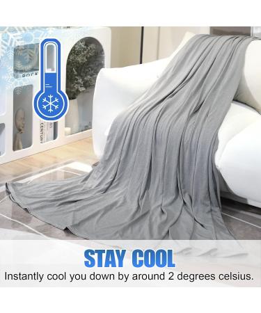 Shop Ailemei Direct Cooling Overmall Ceiling - Breathable Double-Sided Summer Bed for Hot Sleepers (127 x 152.4 cm) - Gray Throw for Night Sweats - Buy Online on GoSupps.com