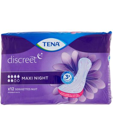 Tena Lady Maxi Night Protection 12 Pack - 12 Count - Buy Online on GoSupps.com