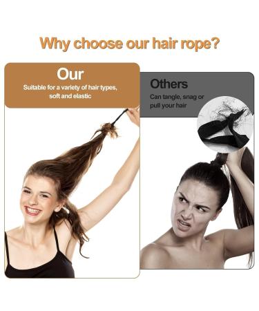 Premium Hair Ties - 50 Pack No Metal Rubber Bands for Women Men & Children - Sularpek - Buy Online on GoSupps.com