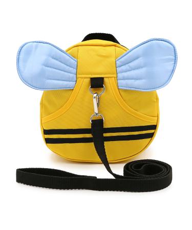 Hipiwe Baby Walking Safety Harness Reins Kid Toddler Strap Backpack Child Safety Harness Assistant with Leash Bee Backpack with Wings