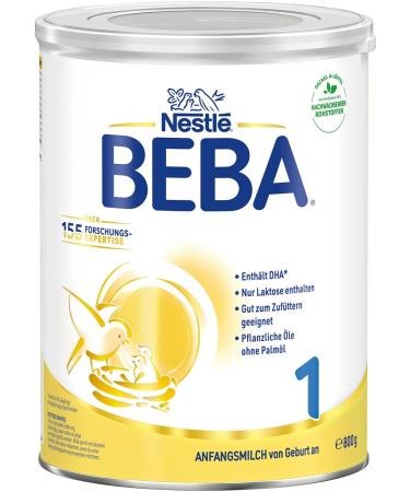 Buy Nestl BEBA 1 Initial Milk for Infants - Pack of 3 (3 x 800g) | International Shipping Available - Buy Online on GoSupps.com