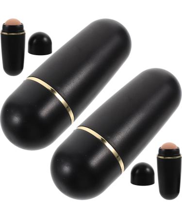 Homoyoyo Lot de 4 Boules Absorbantes D'huile en Pierre Volcanique Mini Billes Sp ciales pour Visage Contr le du S bum et Nettoyage Recharge pour Rouleau Absorbant Soin Peau Matifiante