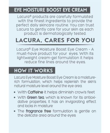 Lacura Eye Moisture Boost Eye Cream - Buy Online on GoSupps.com