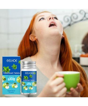 Mundwater Tabs - Fresh Breath & Sustainable Mouthwash with Green Apple Flavor | Easy to Use International Shipping - Buy Online on GoSupps.com
