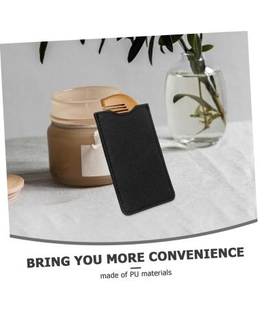 Alipis 5pi ces tui Peigne Pu pour Voyage Pochette de Rangement Anti-rayures Organisateur Souple pour Peignes Courts et Accessoires - Buy Online on GoSupps.com