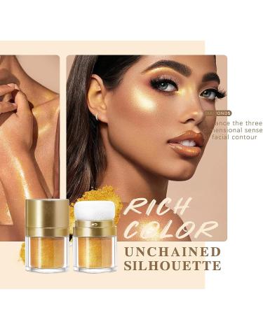 NewBang Highlighter Powder Stick - Shimmer and Shine for Face, Eyes, Lips, Hair & Body - 1 Ounce - Buy Online on GoSupps.com