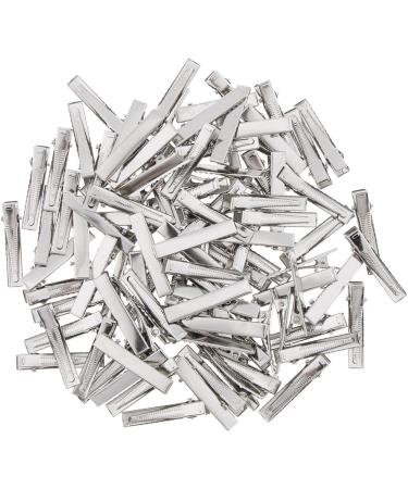 Fityle 100 Silver Crocodile Alligator Bow Blank Metal Hair Clip Teeth Prong Pinch Small Medium Lot Silver Crocodile Alligator Bow Blank Hair Clips Pins - Silver 6x35mm - Buy Online on GoSupps.com