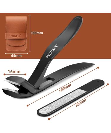 Stylish Nail & Toenail Clippers for Men - Upgrade Your Grooming Game with Catcher & Case - Buy Online on GoSupps.com