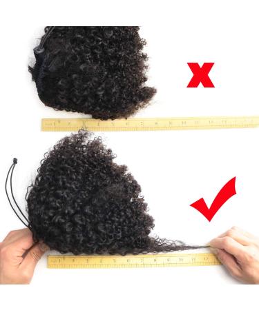 Isheeny Drawstring Ponytail - 35cm Human Hair Extension Afro Real Hair Updo Wig 120g - International Shipping Available - Buy Online on GoSupps.com