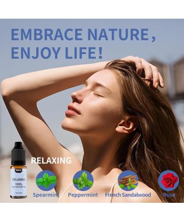 Essential Oil Blends Set for Diffusers | Spearmint Tea Calming & Relaxing Aromatherapy | 6x10ml Well-Being Kit for Home & Skin Care - Buy Online on GoSupps.com
