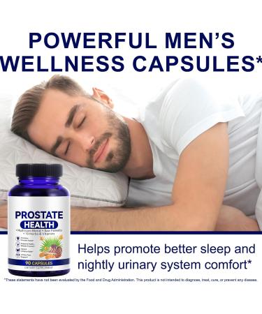 Ocnisdns Prostate Health Supplement for Men 90 Capsules Supports Prostate Bladder & Urinary Tract Function Saw Palmetto Mushroom Blend & 10 Herbs + Vitamins Vegan Non-GMO Gluten-Free - Buy Online on GoSupps.com