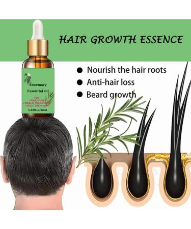 Trendyfave Rosemary Oil For Hair Growth Nourishes Hair Care Essential Oil Anti Frizz Hair Serum Ginger Hair Oil for Dry Damaged Hair | Repairs Smoothens Revitalizes Your Hair - for All Hair Types - Buy Online on GoSupps.com