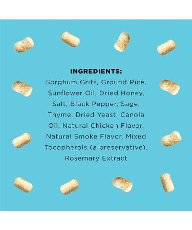 BIXBI Ruff Puffs Rotisserie Chicken Dog Training Treats - 4 oz | Flavorful, Healthy & Tasty - Buy Online on GoSupps.com