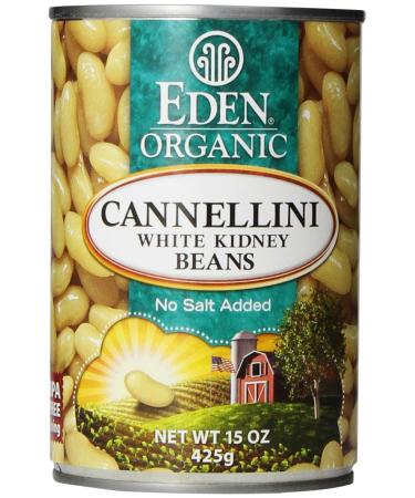 Eden Organic Cannellini White Kidney Beans, 15 Oz - Buy Online on GoSupps.com