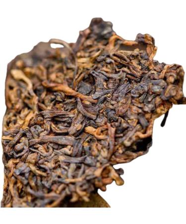 cn herb Yunnan 2004 Menghai Cooked Tea Cake 357g of Aged Pu 'er Tea. - Buy Online on GoSupps.com