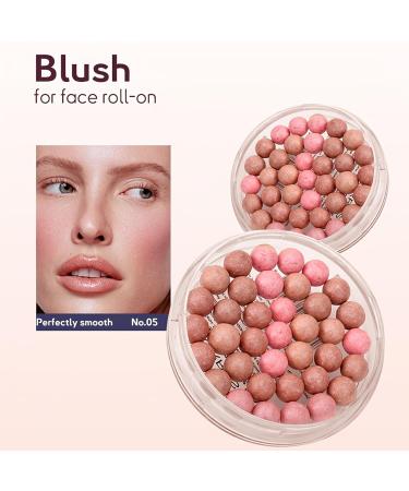  Teksome Blush Face & Cheekbones Bright Powder Beads High Pigmentation Facial Beauty Product And Progressive Application For Women And Teens - Buy Online on GoSupps.com