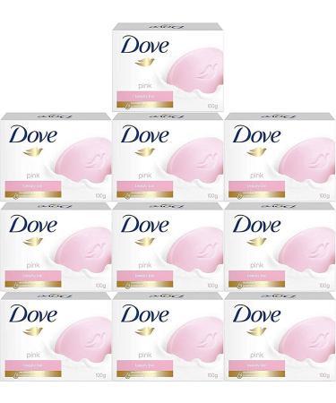 Dove Beauty Cream Bar Soap Pink- 100 Gram / 3.5 Ounce Parfum 3.52 Ounce (Pack of 10)