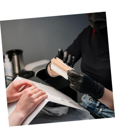 minkissy 1pc Nail Dust Brush Bristle Scrubber Tools Toenail Manicure Pedicure Supplies Nail Art Scrub Wooden Nail Brush Wood Bristle Nail Pedicure Brush Remove Brush Scraper Square - Buy Online on GoSupps.com