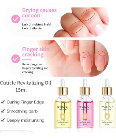 Nail Cuticle Oil for Nail Care - Peach Cuticle Oil with Organic Vitamin E & B Cuticle Oil for Nails Nail Oil Soothe Moisturize with Dropper Design to Prevent Nail Cracking and Dry - Buy Online on GoSupps.com