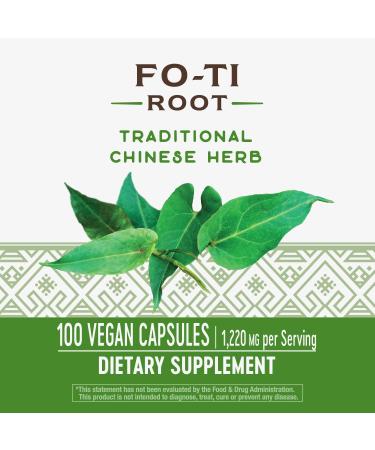 Nature's Way Fo-Ti Root 1220 mg - 100 Count Herbal Supplement - Buy Online on GoSupps.com