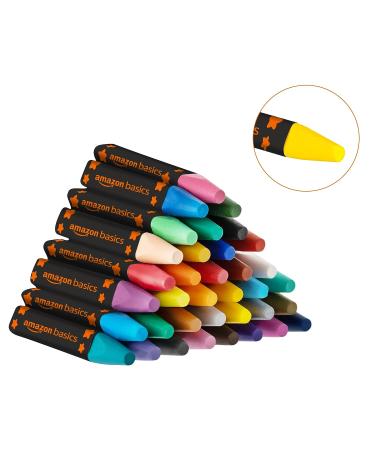 Amazon Basics 36-Count Washable Oil Pastels Crayon Set - Multiple Colors - Buy Online on GoSupps.com