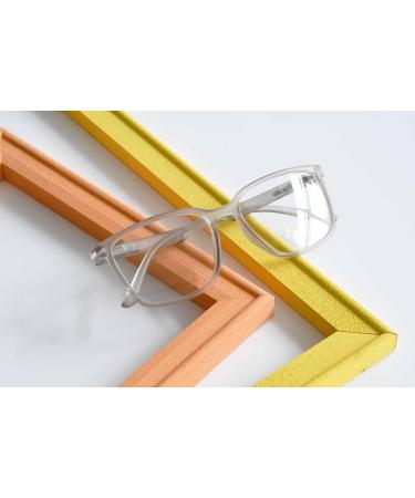 Eyekepper Large Frame Reading Glasses +1.75 for Men & Women - Stylish Gray Glasses with Spring Hinges - International Shipping Available - Buy Online on GoSupps.com