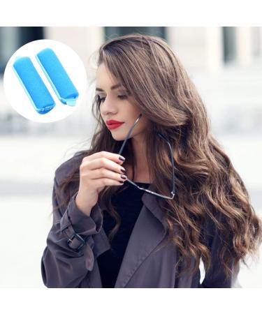 36 Pieces Foam Sponge Curly Curlers Soft Hair Roll DIY Styling Tool for Women & Children (Pink Yellow Blue) 2cm - Buy Online on GoSupps.com