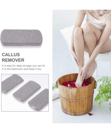 4-Piece Two-Color Pumice Stone Foot Scrubber Set - Foot Care Tool for Peeling & Exfoliating - Buy Online on GoSupps.com