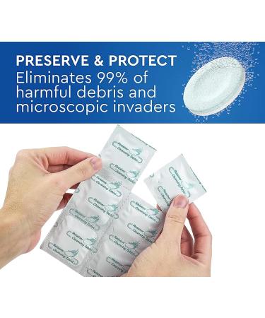 Cleaning Tablets - 36 Tablets Retainer Cleaning Tablets Denture Cleaner Mouth Guard Cleaner for Cleaning Dentures & Orthodontic Dental Appliances - Buy Online on GoSupps.com