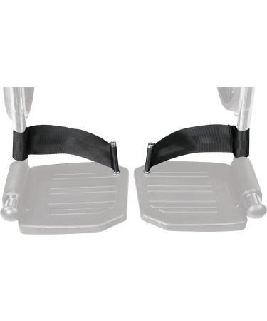 Drive Medical Heel Loops - Black Universal 1 Count | Swing Away Foot Rest Accessories - Buy Online on GoSupps.com
