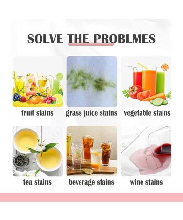 Juice Stain Cleaning Liquid - 200ml Juice Stain Remover Pants Shirts Fruit Spot Cleaning Liquid - Bed Sheet Laundry Cleaning Spot Cleaner for Toilet Home Hotel Antiy - Buy Online on GoSupps.com