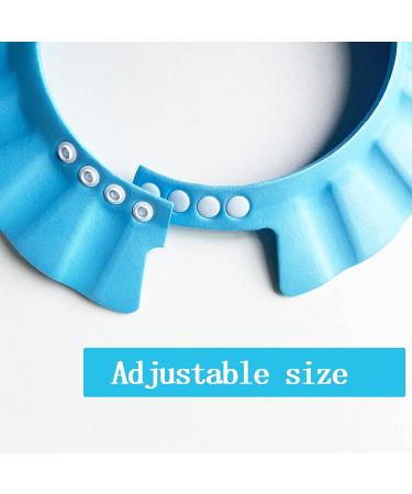 Adjustable Baby Shower Cap for Hair Washing & Bathing Protection - Blue - Buy Online on GoSupps.com