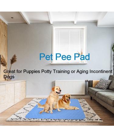 2PCS Reusable Underpads Large 34 x 36 - Cooling Waterproof Bed Pads for Incontinence - Washable & Absorbent for Adults, Kids, Dogs - Buy Online on GoSupps.com