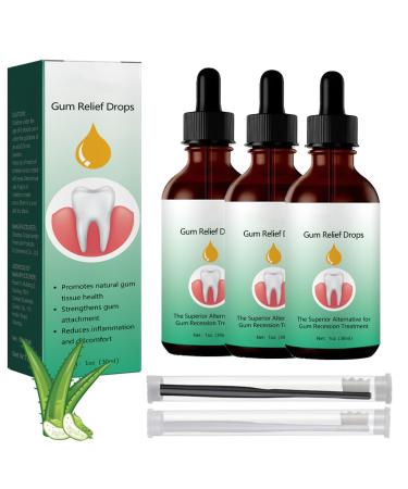 Gum Regrowth Drops - Natural Gum Restore Liquid Mouth Drops For Receding Gums Oil Pulling For Teeth And Gums