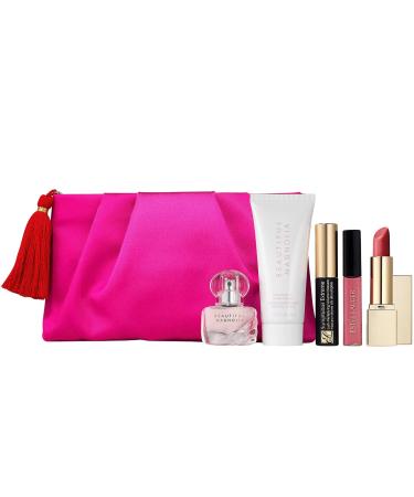 Estee Lauder 6 PC Beautiful Magnolia perfume body lotion lip gloss mascara Holiday 2022 Set