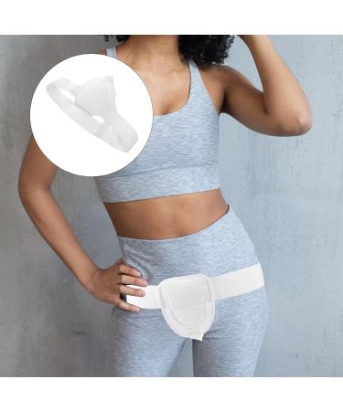 Inguinal Hernia Belt for Men | Adjustable Hernia Support | Abdominal Truss - White 40X14X10CM - Buy Online on GoSupps.com
