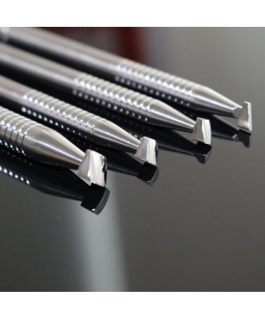 Professional Leather Stamping Tool Set - 304 Stainless Steel Edge Punch Carving Kit for DIY Leather Crafts (4pcs - XS+S+M+L) - Buy Online on GoSupps.com