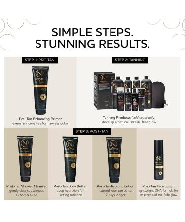 Norvell Glow System Pre-Tan Enhancing Primer 8.5 fl oz Prep Your Skin with Pre-Tanning Lotion to Extend Your Glow and Intensify Your Spray Tan For Best Results Use the Glow System Pre-Tan Primer - Buy Online on GoSupps.com