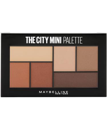 Maybelline New York The City Mini Eyeshadow Palette Makeup  Brooklyn Nudes  0.14 oz. Brooklyn Nudes 0.14 Ounce (Pack of 1)