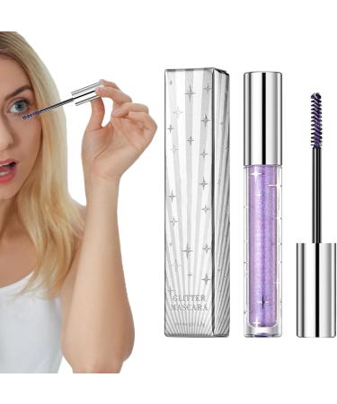 Mascara paillet pour femme mascara scintillant | Mascara volumateur et recourb anti-taches - Mascara volumineux et charmant longue dur e pour femmes maquillage pour les yeux d'halloween 3# - Buy Online on GoSupps.com